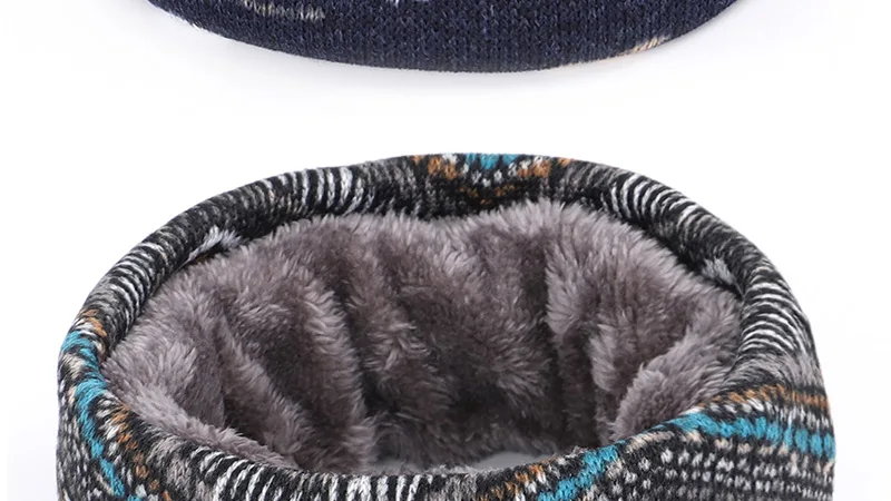 2019 New Fashion Winter Ring Scarf Women Men Thick Lining Plus Velvet Knit Scarves Neck Warmer Slouchy Soft Comfortable Cotton wool scarf mens