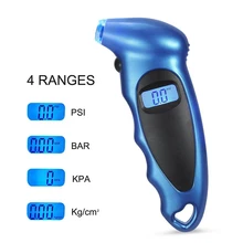 Электронный измерительный прибор для измерения давления в шинах автомобиля портативный цифровой авто аксессуары синий