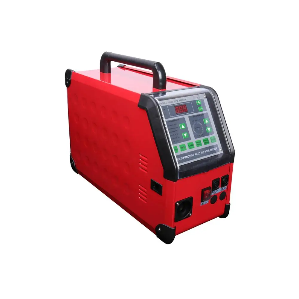 220V WF 007 TIG Сварочная проволока подачи цифровой ИМПУЛЬСНЫЙ аппарат аргоновой