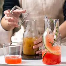 500/360 мл стеклянная чаша японское стекло Термостойкое для чайной кружки горшок напитки Бутылка молока чашка одностенная кофейная чашка эспрессо