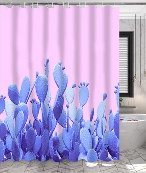 

Shower Curtain Polyester Cartoon Painted Hotel Waterproof Bathroom Shower Curtain