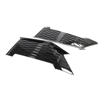 

Car Retrofit Glossy Black Front Fog Lamp Honeycomb Cover Trim for Honda Civic 2019