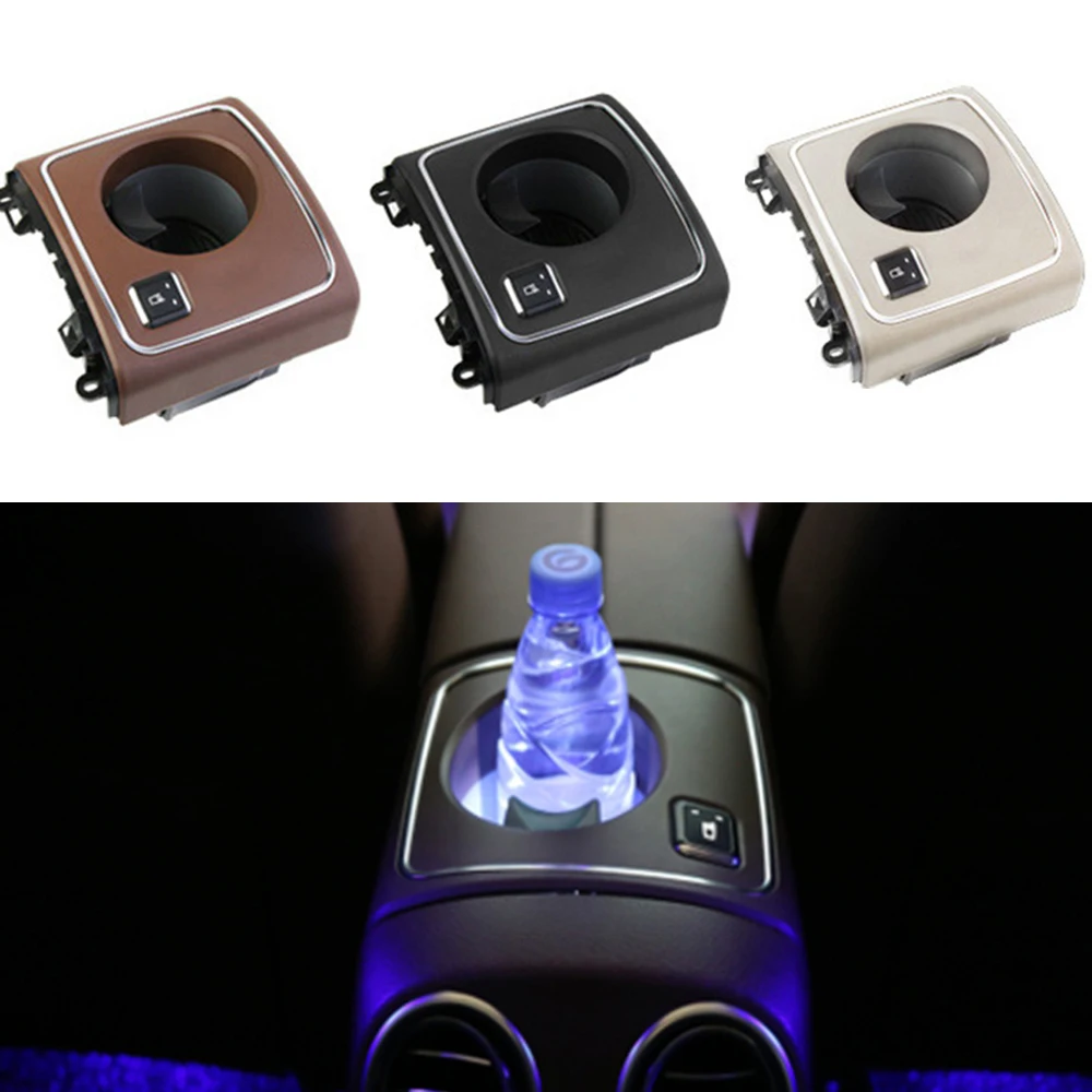 

For Mercedes-Benz E-class water cup holder W213 E200 E300 heating and cooling temperature control hot and cold cup 5-55