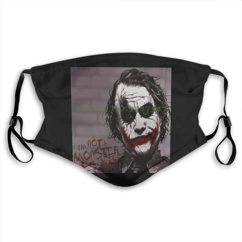 Маска для лица The Joker Heath Ledger Swag хипстерская унисекс 424 модные смешные дизайнерские