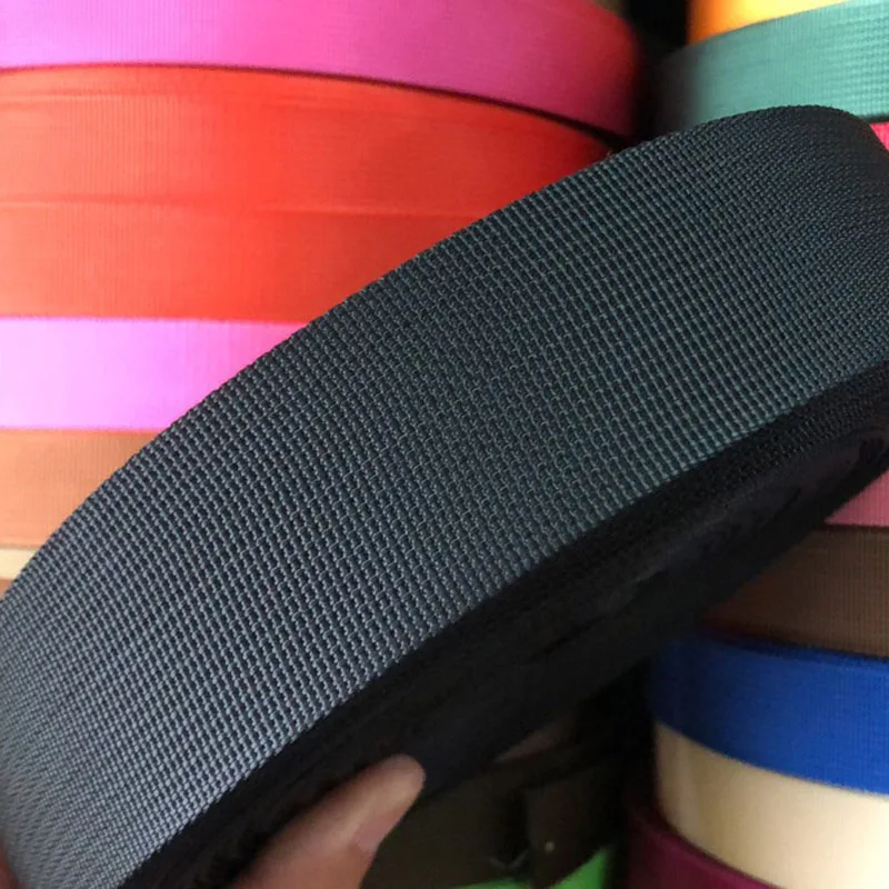 nylon webbing 5yards 25mm Nylon Webbing Webbing Ribbon Band Strap Dog Collar Harness Outdoor Backpack Strapping Sewing Bag Bag Parts