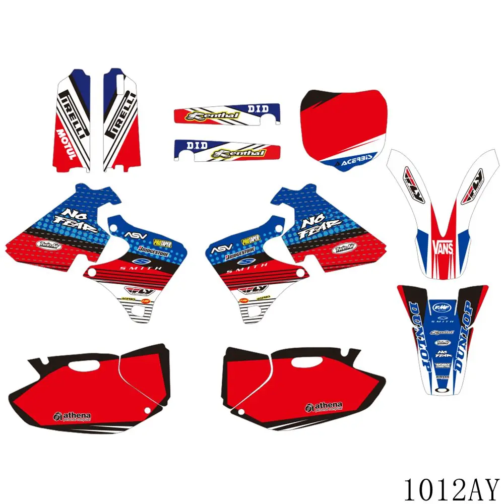 Графические наклейки задний фон для мотоцикла на заказ YAMAHA YZ250F YZ400F YZ426F YZF 250 400 426