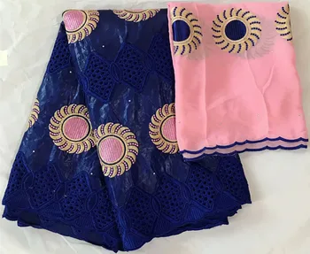 

bazin brode getzner african lace fabric embroidered african bazin riche getzner fabric 2+5yards nigerian lace fabrics KY-B27