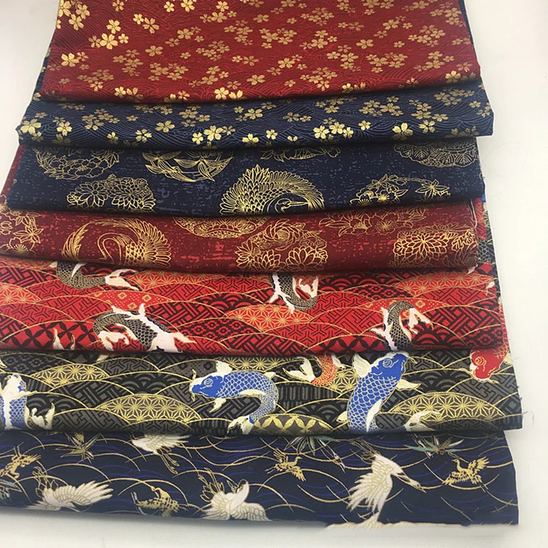 45x45 см японский стиль хлопок Материал Ткань для DIY Швейные ремесла одежда сумки украшения аксессуары поставки