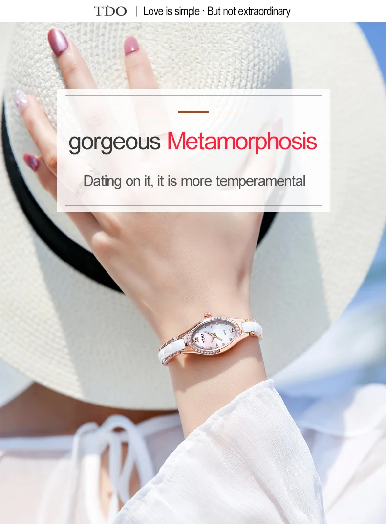 Новая мода кварцевые модные студенческие Часы Montre Femme водонепроницаемый керамический ремешок женские повседневные наручные часы женский браслет платье для девочек