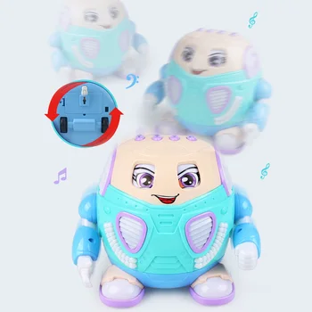 

Electric Dancing Robot LED with Light Music Children Educational Story-telling Robot Toys Baby Early Learning Toy For Kid Gift