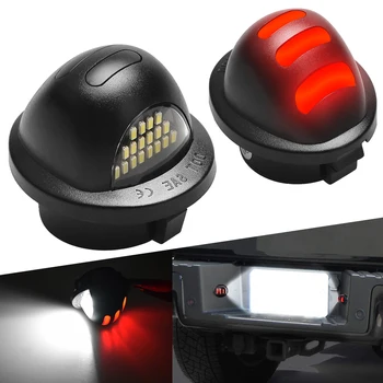 

2x LED License Plate Light For Ford F-250 F-350 F-450 F-550 Super Duty Ranger Pickup Truck Explorer Bronco Excursion Expedition