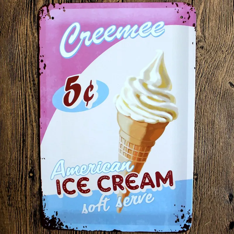 

Tin Signs Metal Plate Wall Pub Kitchen Restaurant Home Art Decor Vintage Iron Poster Cuadros A81128