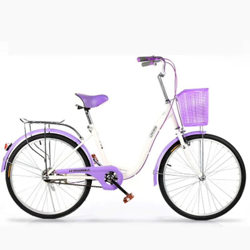 24-Inch Adult Road Bike City Commuter Car Male And Female Pedaling Bicycle