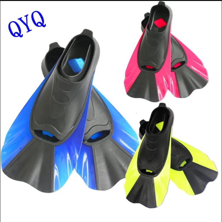 

Adult Children Short Swim Fins Flippers Snorkeling Sambo Power Palm Swimming for Swim Fins Diving Shoes