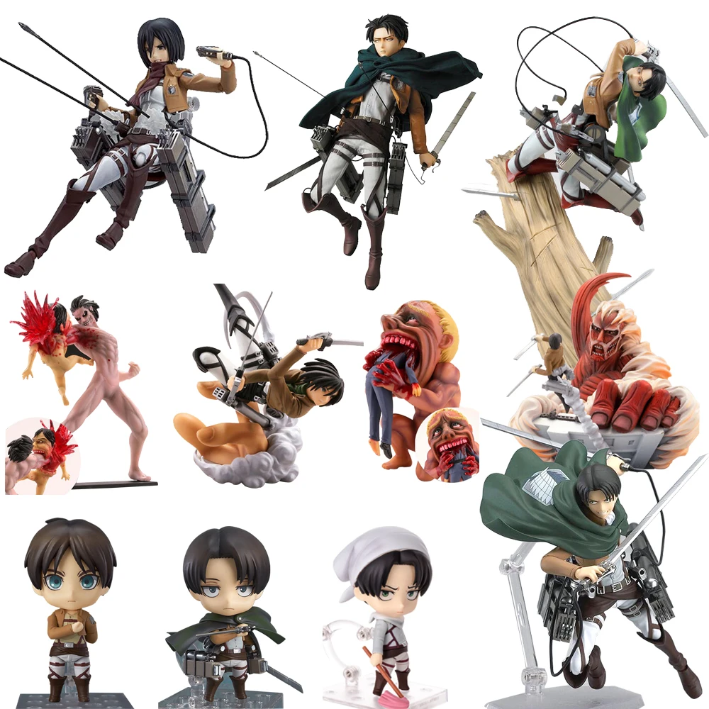 attack on titan mini figures