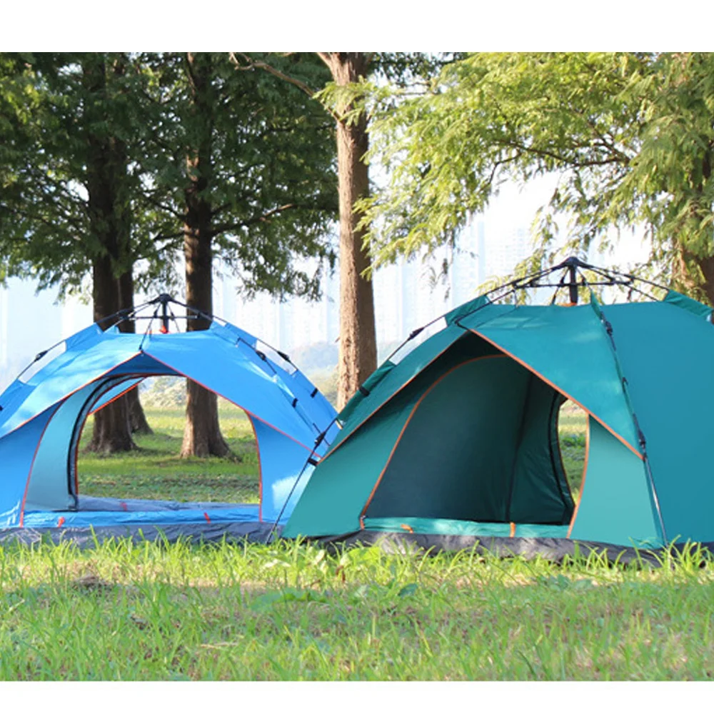 Палатки для кемпинга на открытом воздухе, Складная Водонепроницаемая туристическая палатка, 4 сезона, Семейные Аксессуары для путешествий, пляжа, сада, Солнцезащитная палатка для пикника