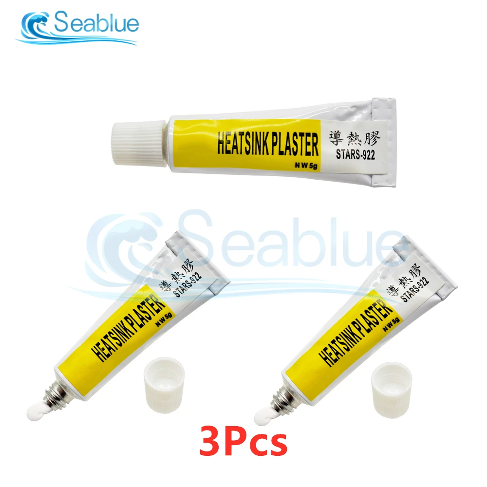3Pcsx5g STARS-922 Thermal Pads Conductive Heatsink Plaster Viscous Adhesive Glue for Chip VGA RAM LED IC Cooler Radiator Cooling afbeelding