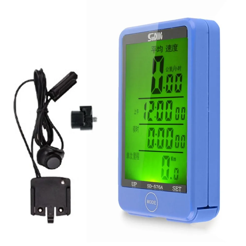 

Wireless Digital Bike Ride Speedometer Odometer Bicycle Cycling Speed Counter Code Table