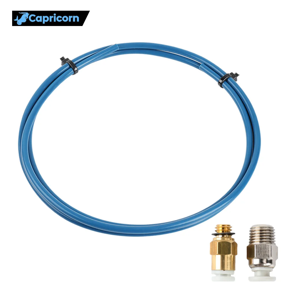 Козерога Bowden PTFE трубки XS серии оригинальный 1 м + шт Быстрый фитинг прямой
