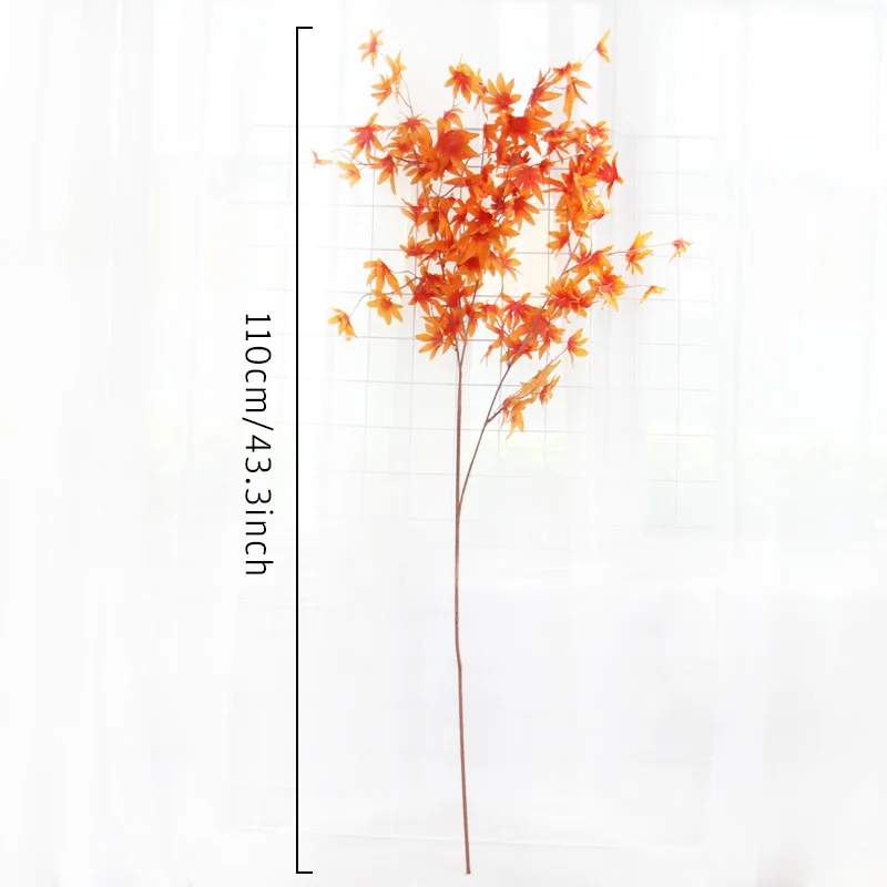 One Plastic Maple Leaf Wall Hanging Vine 110cm/60cm Fake Greenery Aceracede  Tree Branch For Wedding Showcase Floral Decoration - Artificial Plants -  AliExpress