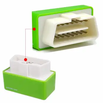 

1Pc For Petrol Cars ECO OBD2 Detector Flasher Fuel Power 15% Fuel Saving Power Upgrade Economizer Economy Chip Tuning Box