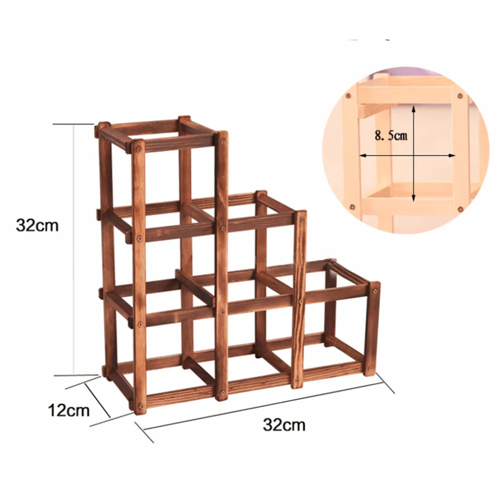 Новая классическая деревянная красное вино стойки 3/6/10 бутылки держатель Кухня бар Дисплей полка Высокое качество