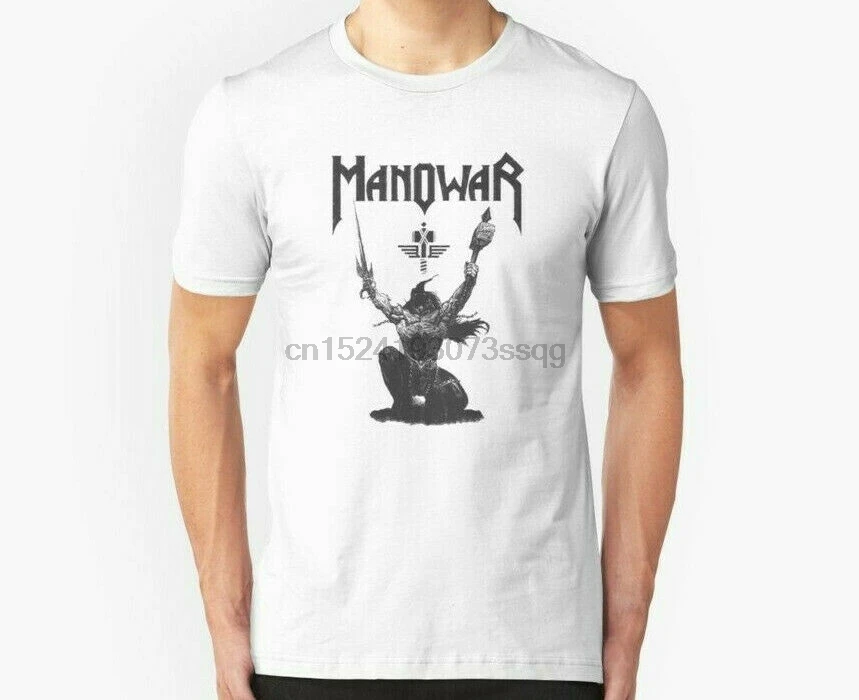 Новая мужская футболка Manowar размер S-2XL США | Мужская одежда