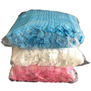 

300Pcs Disposable Non-Woven Cap Thick Non-Woven Dust-Proof Strip Hat Cap Hood Beauty Salon Cap Protection Mushroom Cap