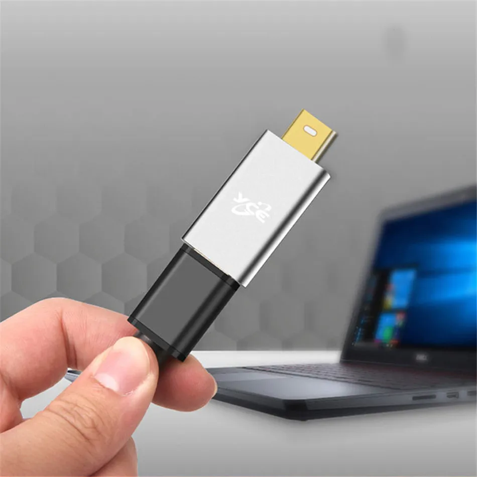 Mini display port to VGA Video Adapter 1080p Мужской и женский Дисплей Thunderbolt порт VGA кабели для Macbook Pro Air Silver