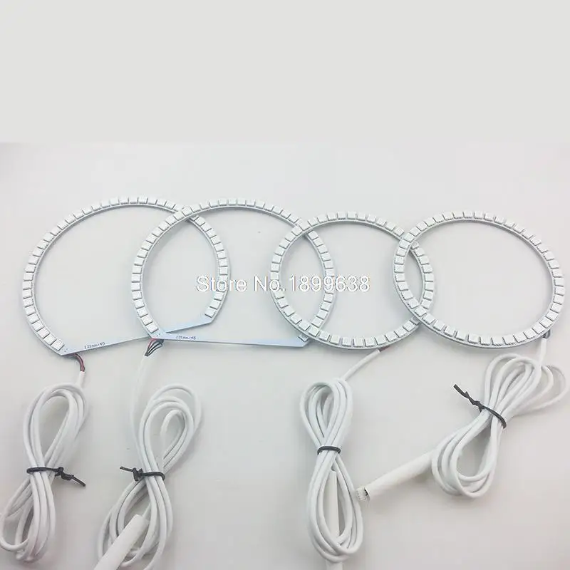  Super bright multiple color RGB Multi-Color LED Angel Eyes Kit with Remote control For BMW 3 Series - 4000087731611