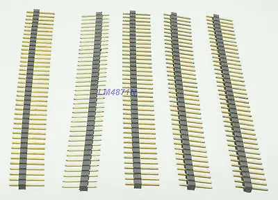 

DHL/EMS 500 pcs 1*40 40Pin 2.54mm 11.5mm Header Pin Male Breakable Header 1 row plug PCB -d2