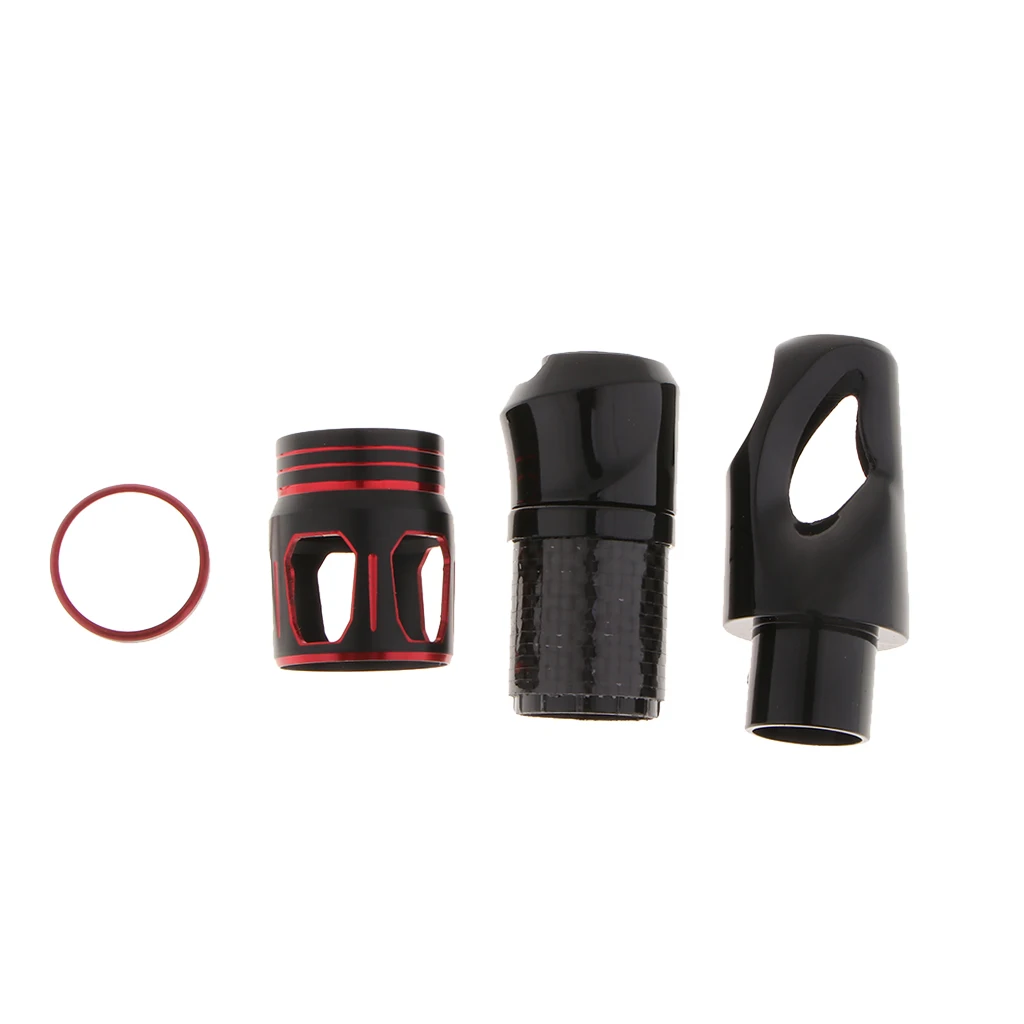 Lightweight Spinning Rod Reel Seat Locking Nut Insert Trim Ring DIY Fishing Rod Building Components