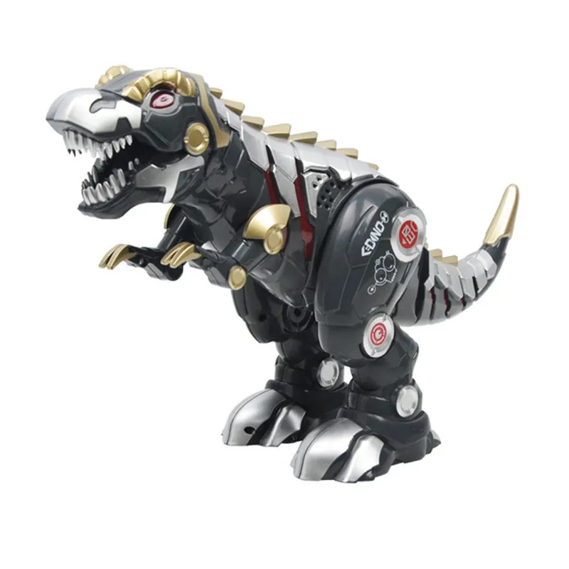 Charging electronic pet intelligent remote control dinosaur toy simulation mechanical robot light music sounds slide spin walk