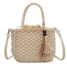 

Woven large-capacity handbag 2021 new fashion one-shoulder messenger bag