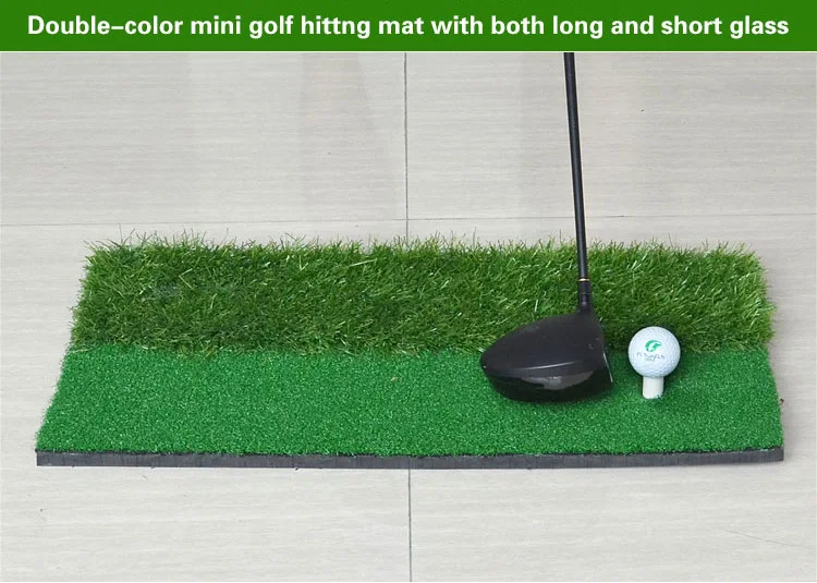 Бянь Цзе yi Carriable Mini Golf Pad 30*60 см двойная трава коврик для гольфа длина трава мини коврик для гольфа