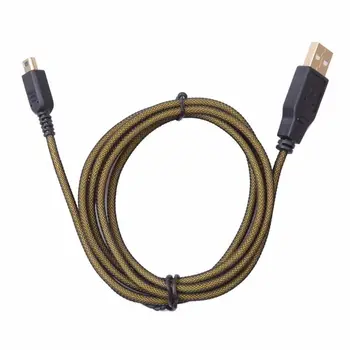 

1.5M 24K Metal Charging Cable USB Data Line Cord for 2DS/NEW 2DSLL 3DS/3DSLL Kit