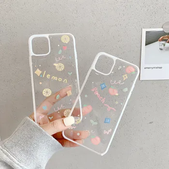 

Luxury Glitter Transparent Case For iphone 11 Pro Xs Max SE 2 2020 case 7 8 plus X XR Back Cover Cute Clear Siliocne Soft Capa