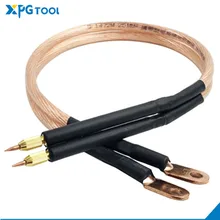 Stylo de soudage par points en cuivre carré 16/25, paquet de batteries, machine à souder par points portative, accessoires de bricolage, aiguille de soudage 18650