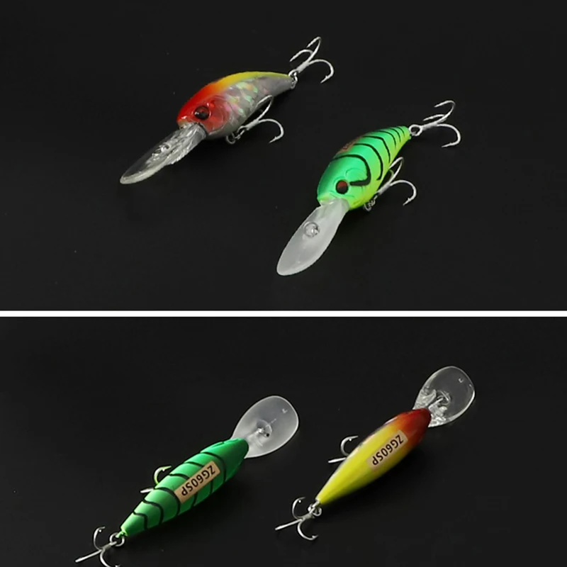 WATER SNIPER 8.8g 60mm Suspend Minnow Lure 3D Eyes Crankbait Artifici Fish  Bait Wobbler Plastic Pike Fishing Tackle