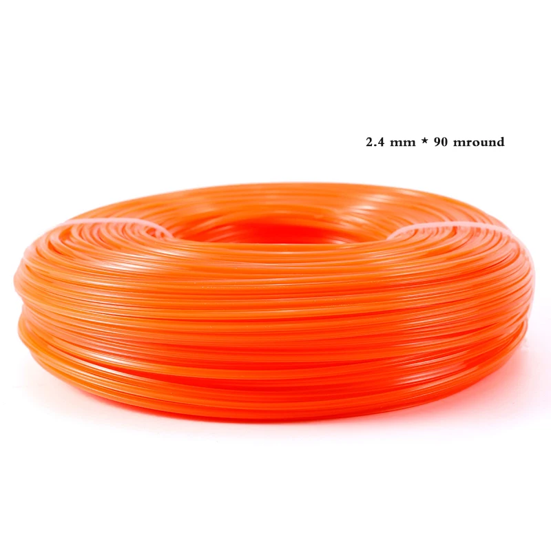 

1 roll 2.4mm 460g Grass Trimmer Line Strimmer Brushcutter Trimmer Nylon Rope Cord Line Long Round/Square Roll Grass Rope Line