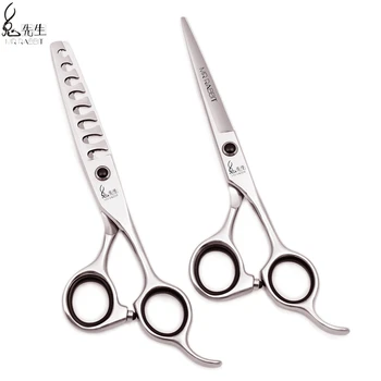 

Haircut Scissors 6.0'' Mr Rabbit JP Steel Hair Cutting Scissors Thinning Shears 8 Teeth Professional Hairdressing Scissors M2004
