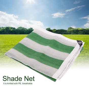 

Stripe Sun Shade Net Privacy Screen Garden Balcony UV Protection For Greenhouse Awnings Pools Car Parking Outdoor Decor