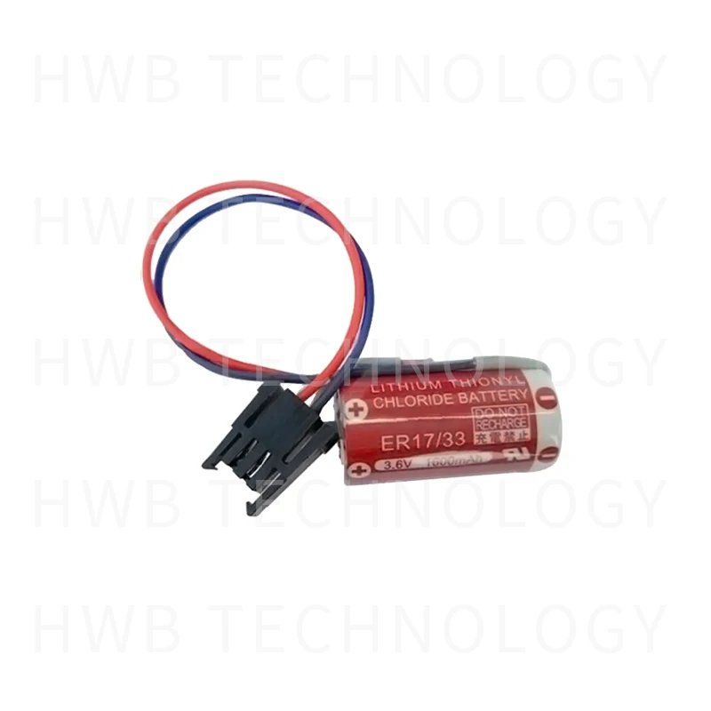 1 шт. батарея для Maxell ER17/33 3,6 V 1600mAh 2/3A 17330 PLC литиевые батареи с черным разъемом