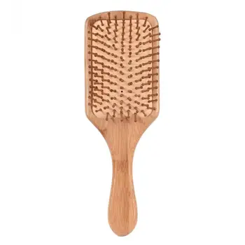 

Professional Air Cushion Comb Wood Handle Massage Hairdressing Comb Anti-Static Rubber Balloon Scalp Massage Comb for Women