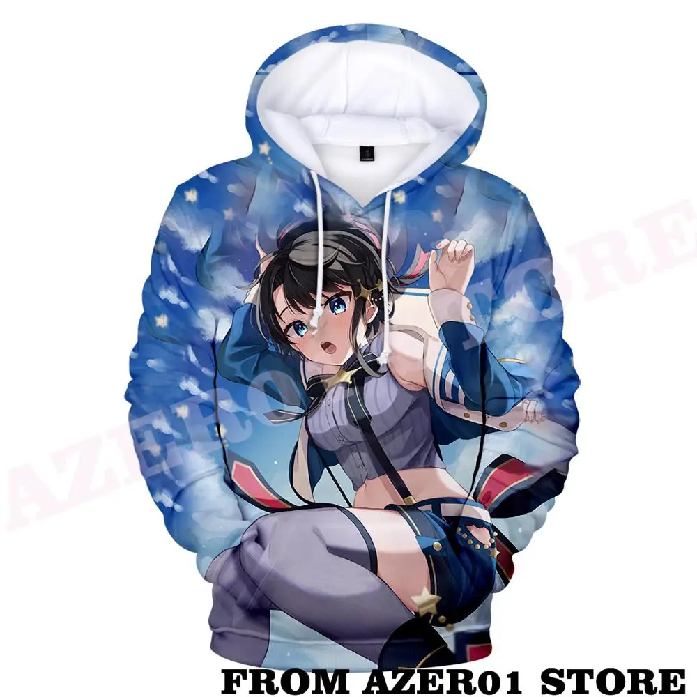 

HOLOLIVE VTuber oozora-Subaru 3D принт модный осенний зимний костюм толстовки спортивная одежда с капюшоном Молодежные кавайные женщины/мужчины с капюшоном