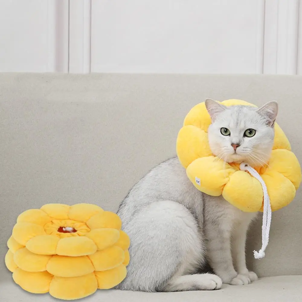 

Dog Soft Cat Collar Pet Puppy E-Collar Head Cone Medical Protection Neck Cover Bite Circle Pet Protection Collar