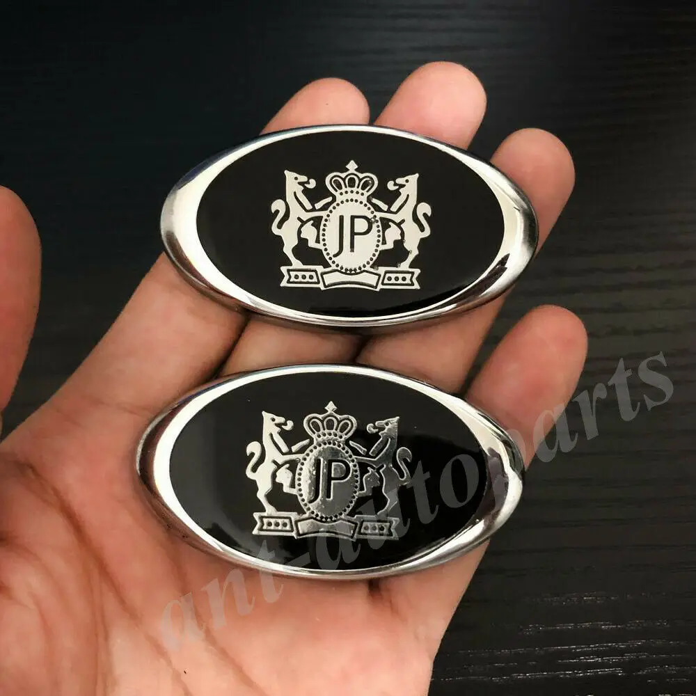 

2x 3D Metal JUNCTION PRODUCE JP Luxury VIP Emblem Trunk Badge Decals Sticker JDM