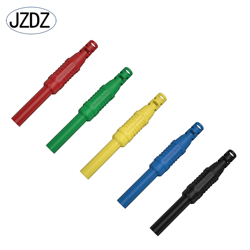 JZDZ 10pcs 4mm Banana Plug Female Socket Copper Extension Cord Connector  DIY Electrical Connector J.10051