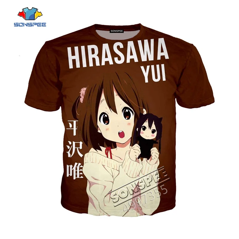 Аниме K ON! Hirasawa Yui Harajuku топы для мальчиков и девочек подростков худи мужская
