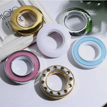 

Crystal curtain ring Roman ring buckle ring curtain accessories accessories thickened mute perforated ring diamond curtain ring